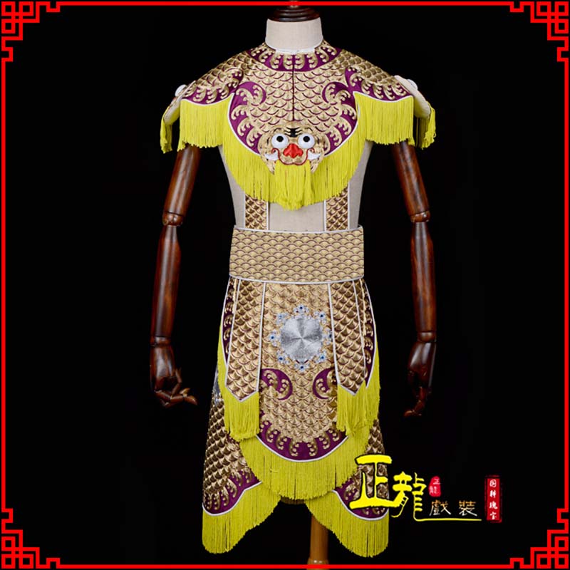 桥东武将士兵云肩鱼鳞侉子